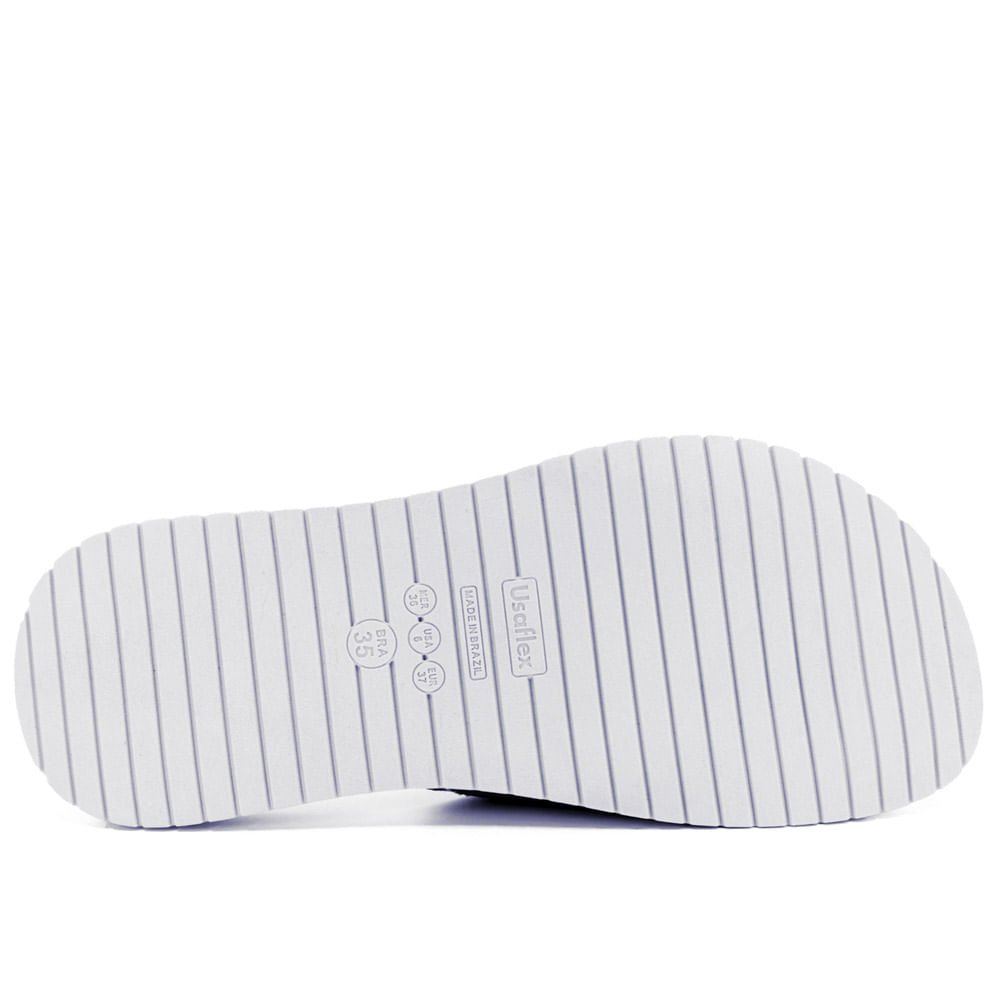 Tamanco Slide Couro Vermelho Tira Cruzada Vermelho 4