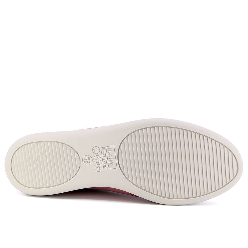 Tênis Zíper Lilás Couro Detalhe Brilho Roxo 4