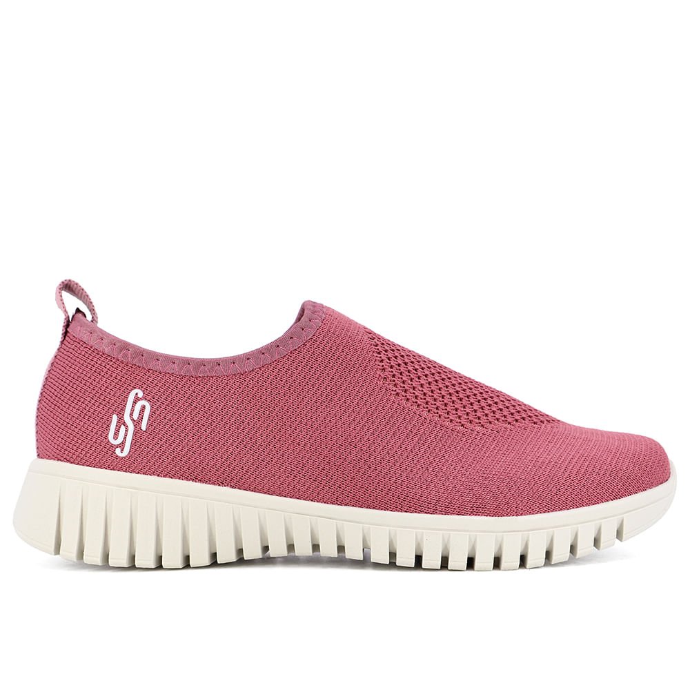 Tênis Slip On Lilás Tricot Monograma Roxo 1