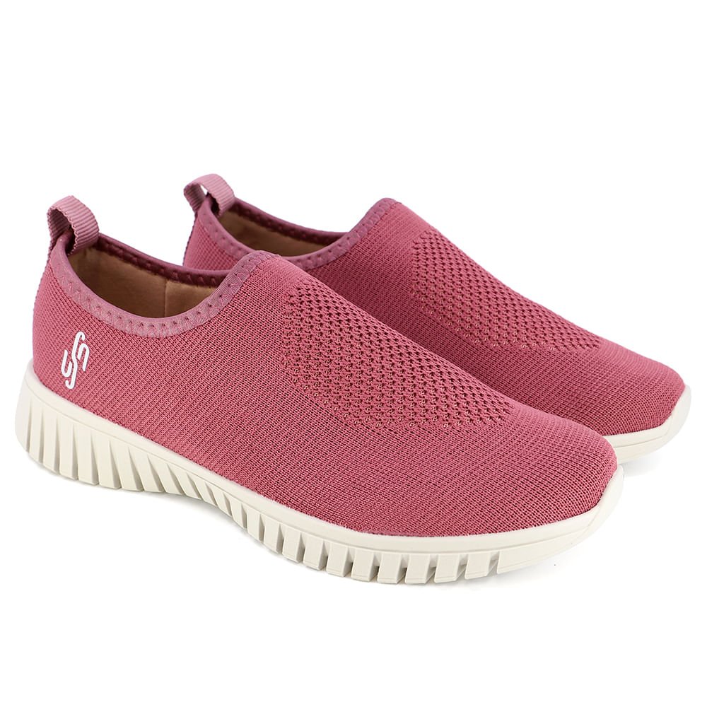 Tênis Slip On Lilás Tricot Monograma Roxo 2