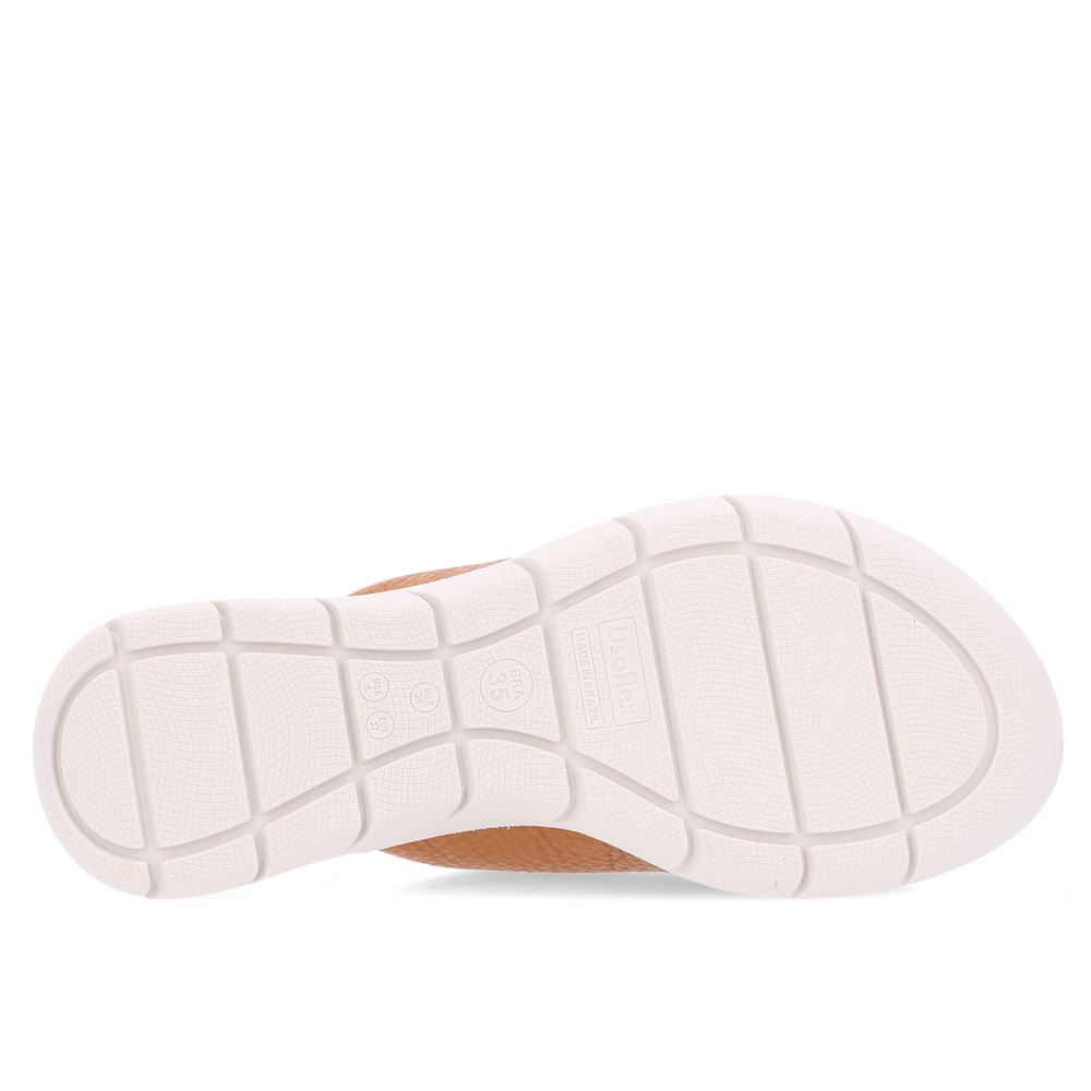 Tamanco Slide Marrom Plataforma Couro Marrom 5