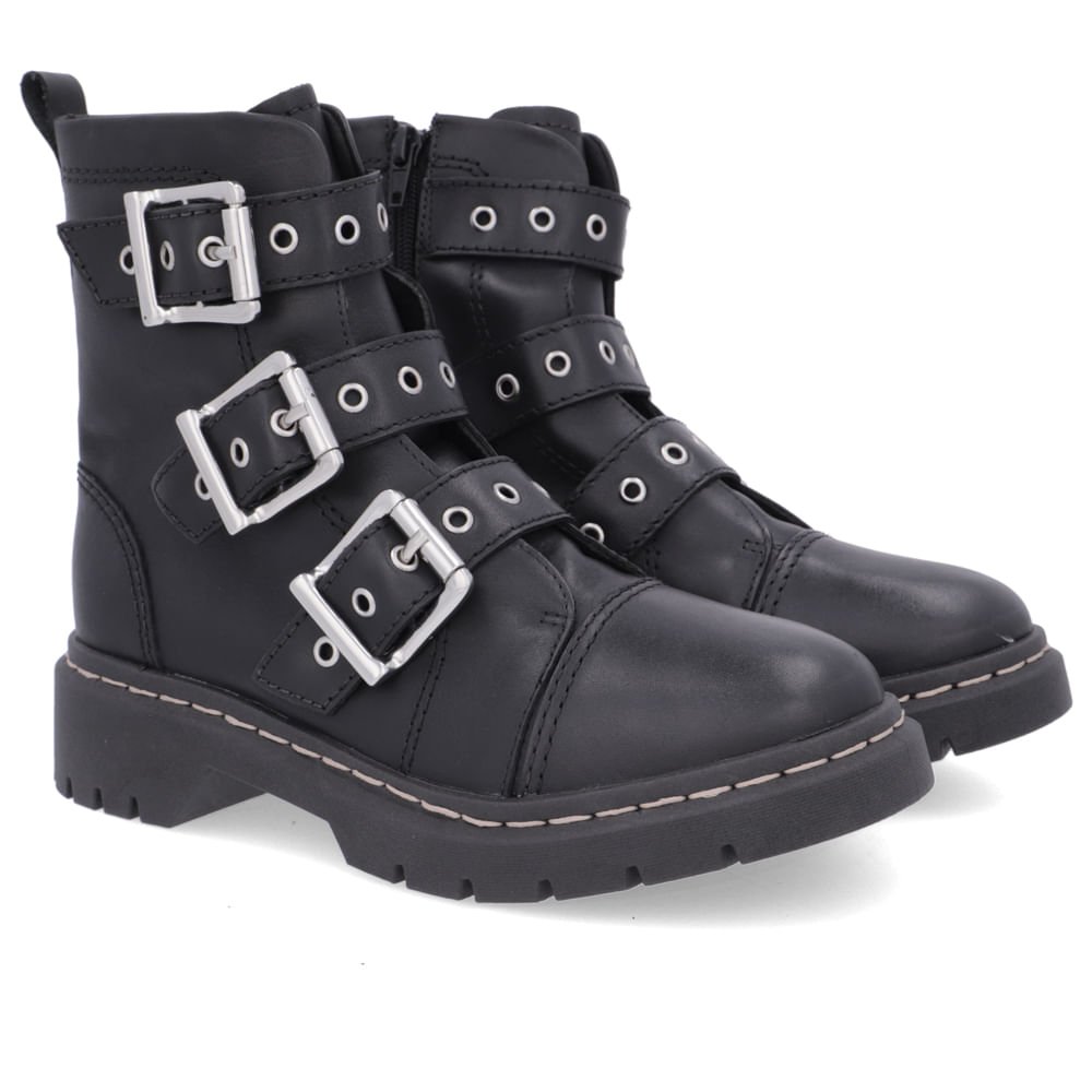 Coturno Usaflex Plataforma Feminino Preto 2