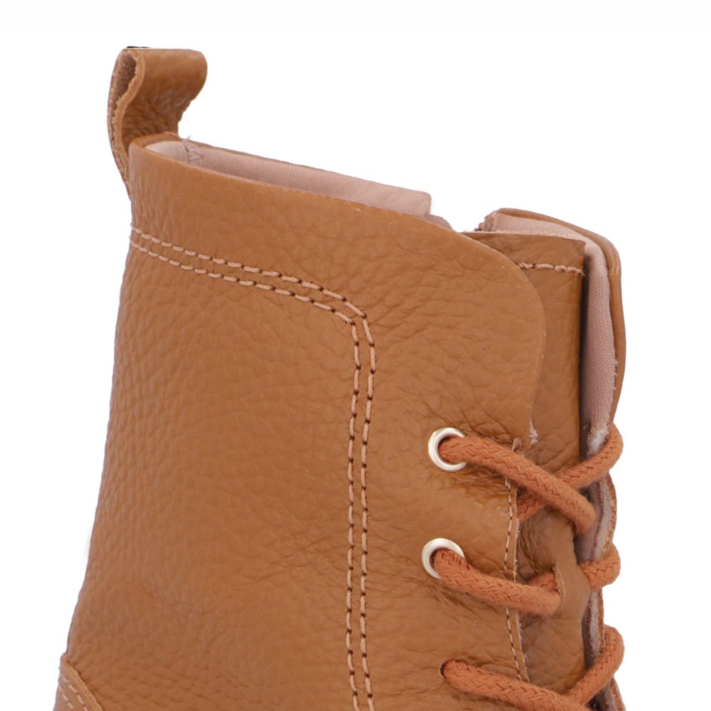 Bota Coturno Salto Plataforma Marrom Marrom 4