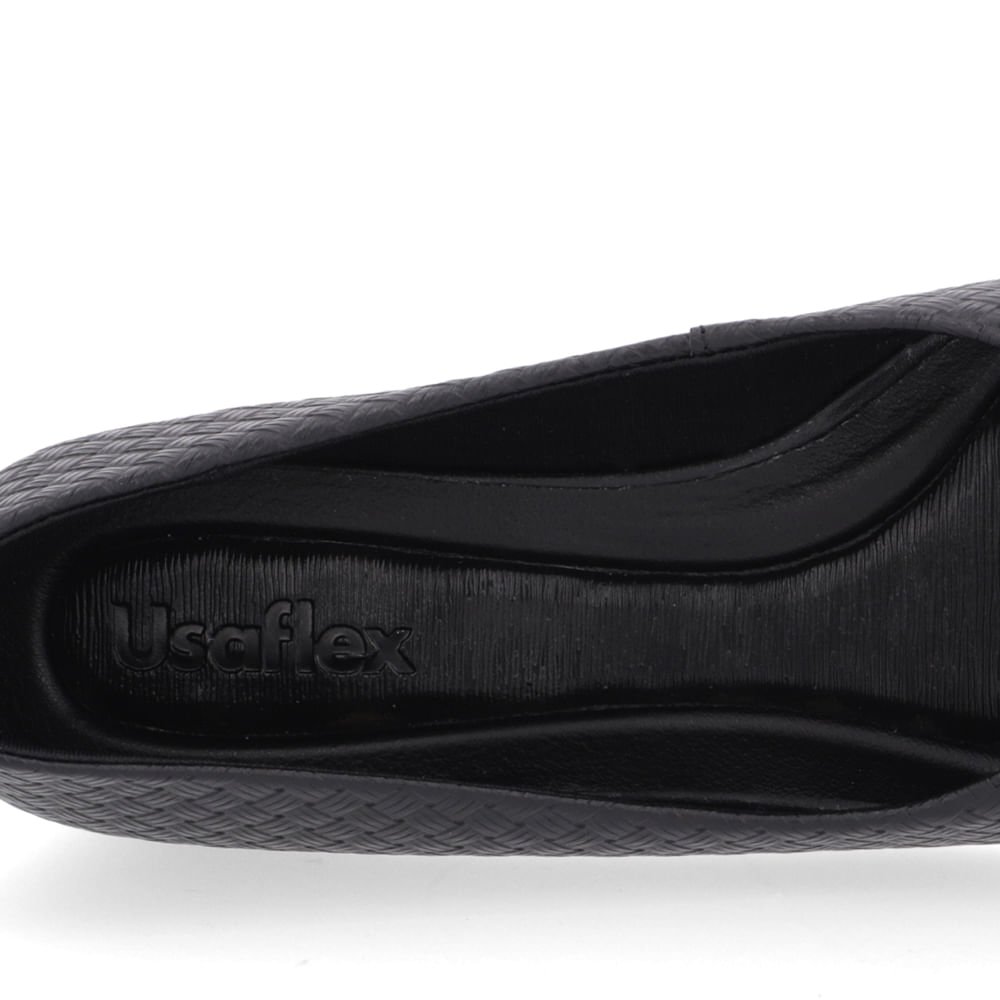 Scarpin Usaflex Detalhe Fivela 1158 Preto 4