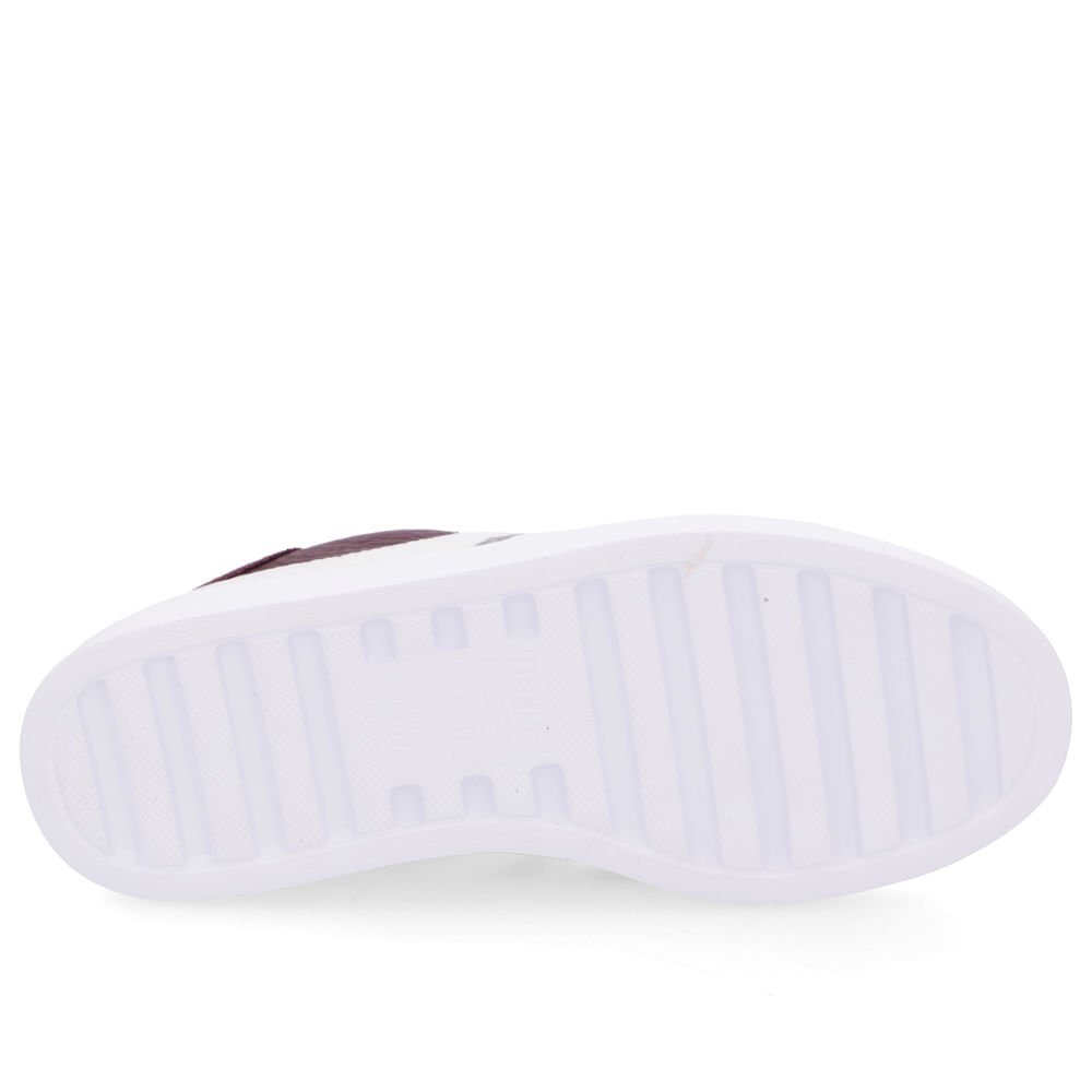 Tênis Usaflex Roxo Couro Salto Plataforma Feminino Roxo 5