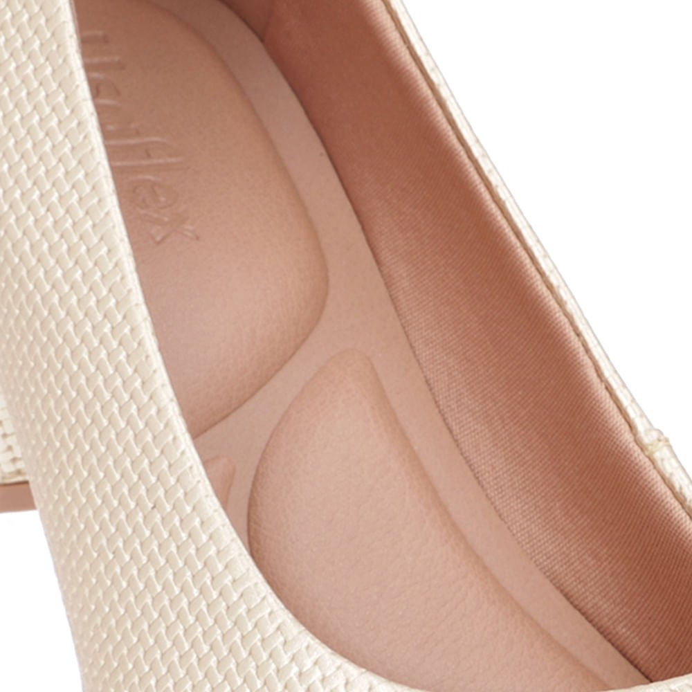 Scarpin Usaflex Metalizado Dourado 1158 Dourado 4