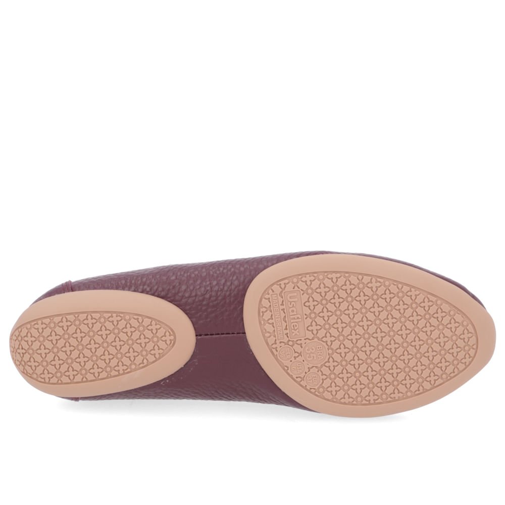 Mocassim Roxo Couro Básico Roxo 5