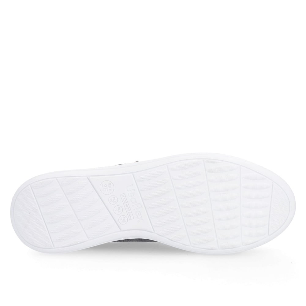 Tênis Azul Couro Cadarço Azul 5