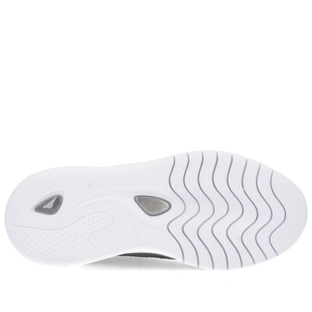 Tênis Preto Couro Cadarço Elástico Preto 5