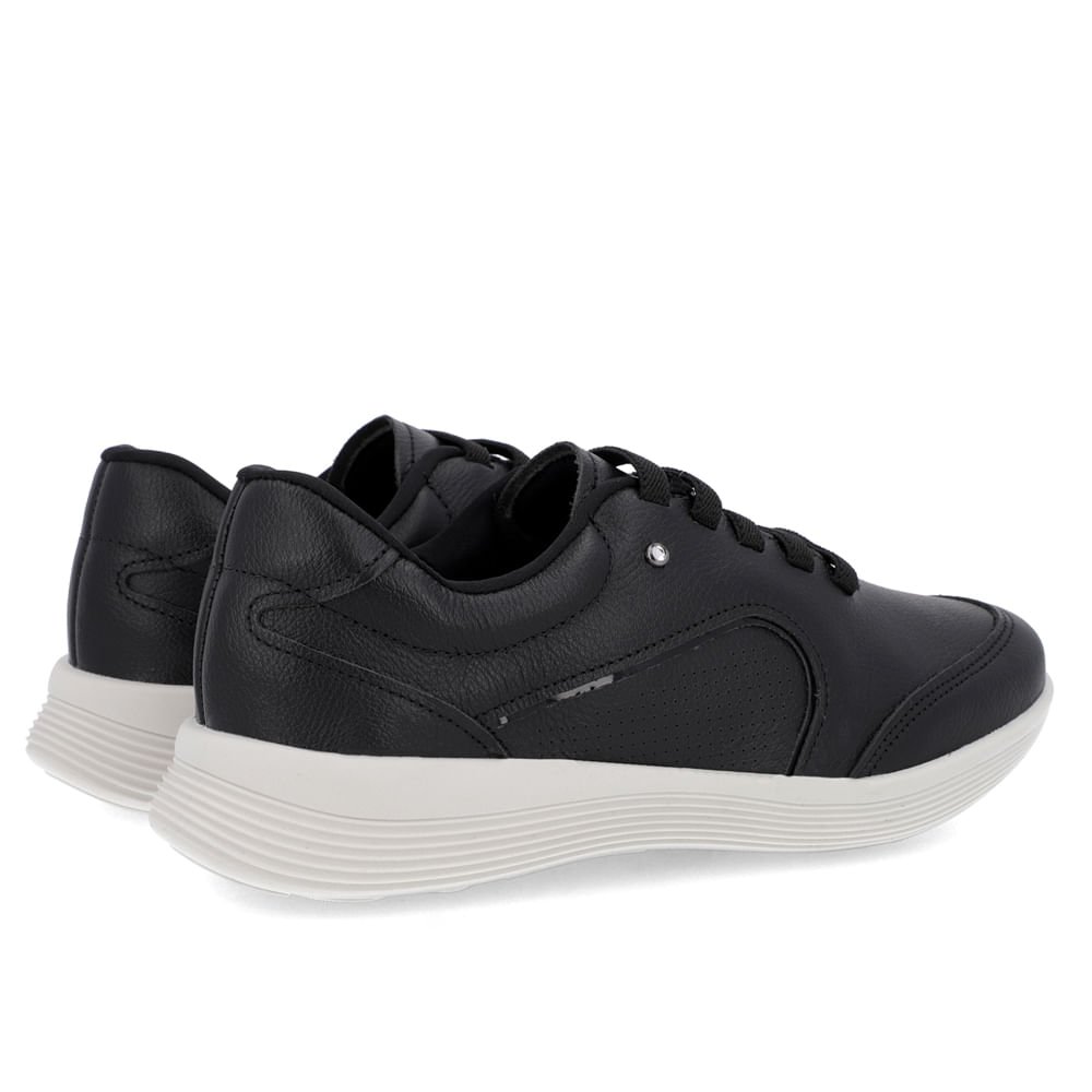 Tênis Preto Couro Básico Preto 3
