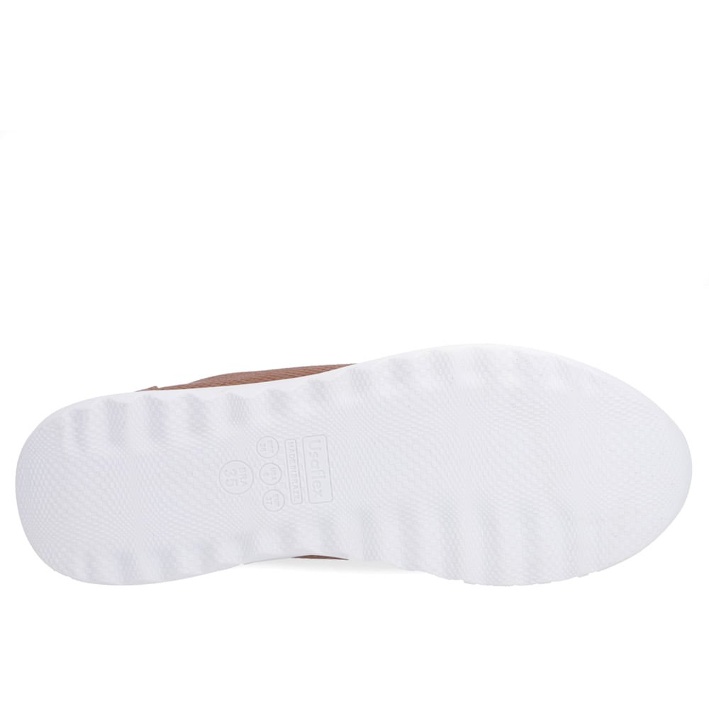 Tênis Casual Marrom Couro Marrom 5