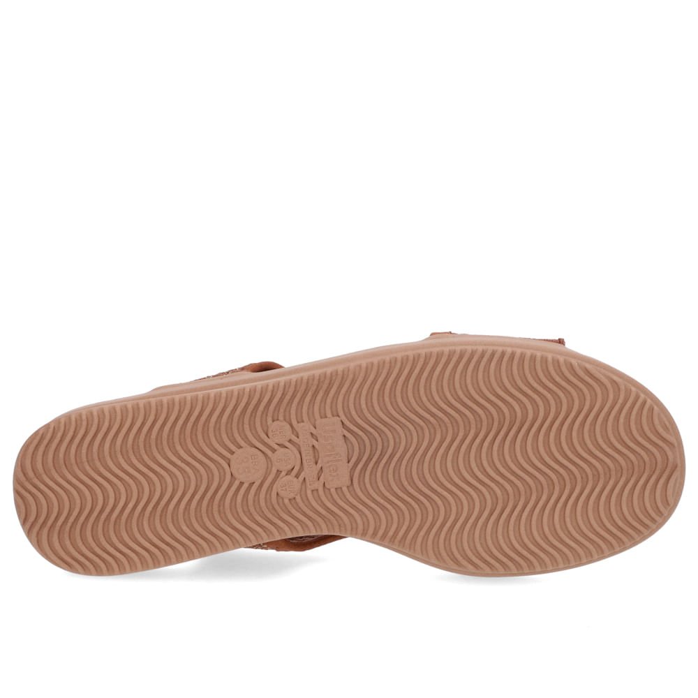 Sandália Plataforma Tecido Tricot Marrom Marrom 5