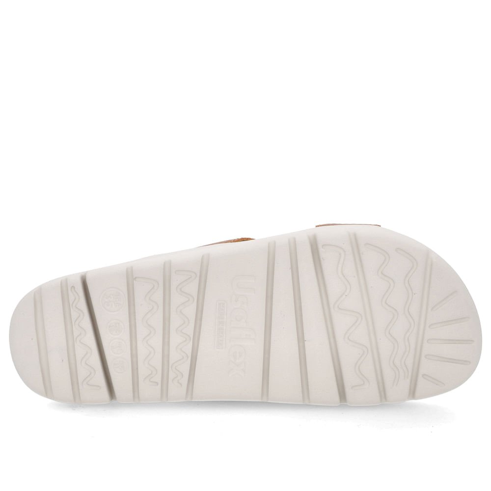 Tamanco Tiras Couro Marrom Marrom 5