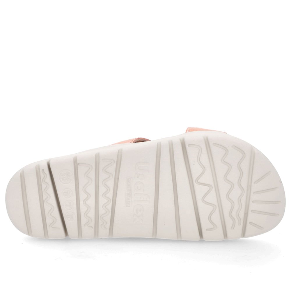 Tamanco Tiras Couro Laranja Perolado Laranja 5