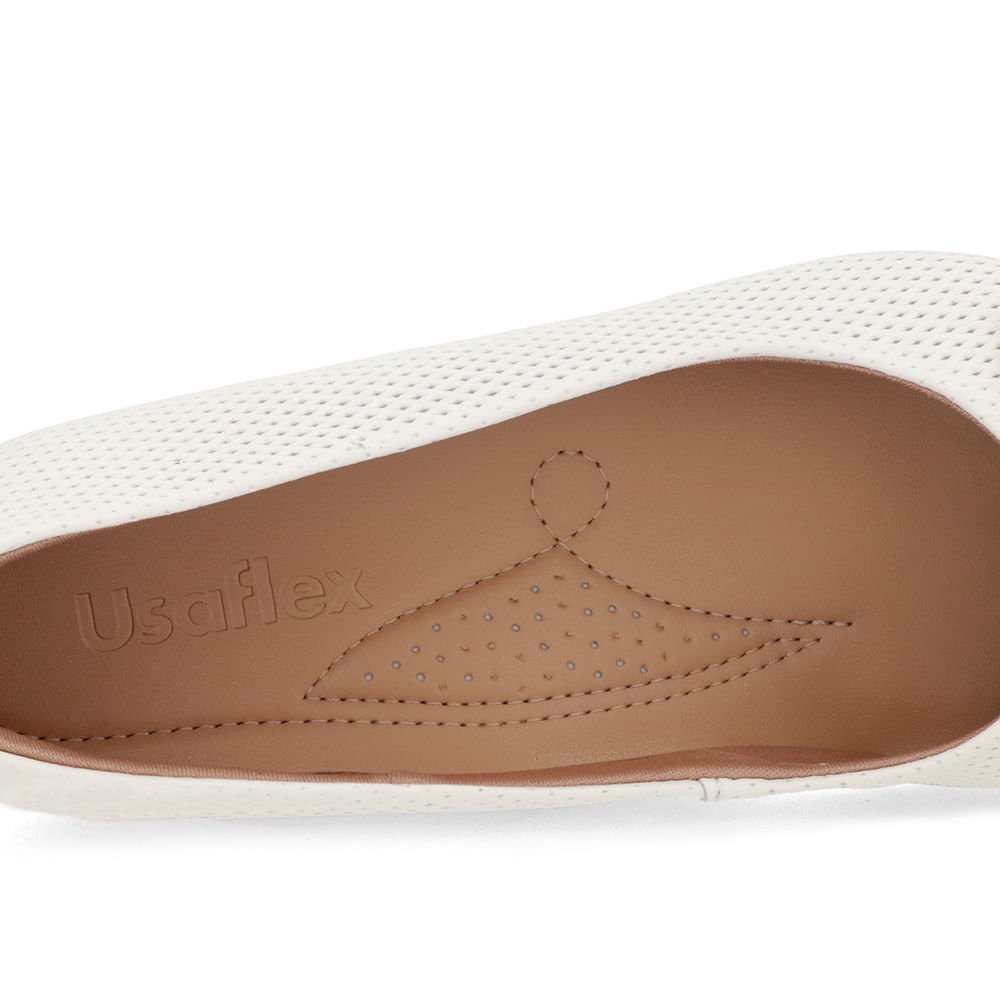 Sapatilha Off-White Couro Estampa Branco 4