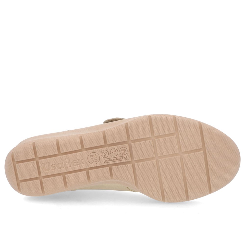 Tênis Plataforma Dourado Couro Dourado 5