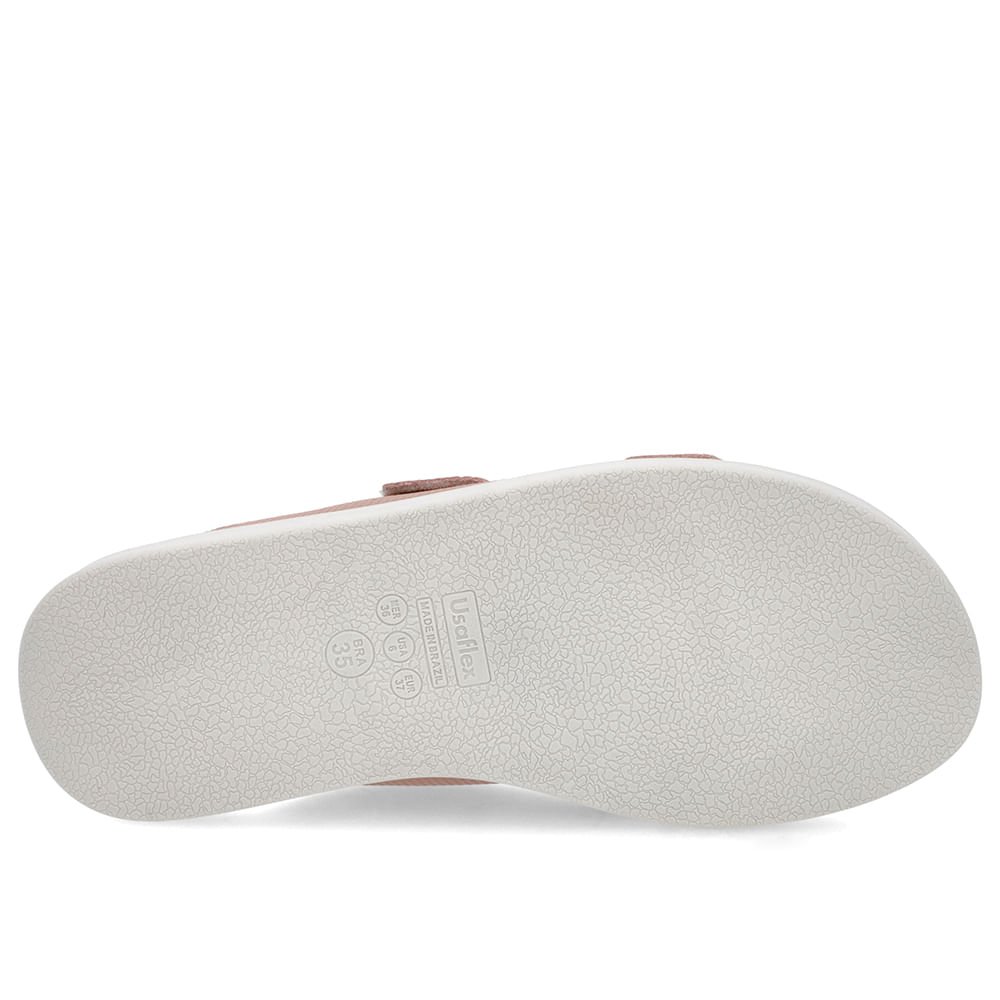 Tamanco Plataforma Couro Rosa Fivela Rosa 5