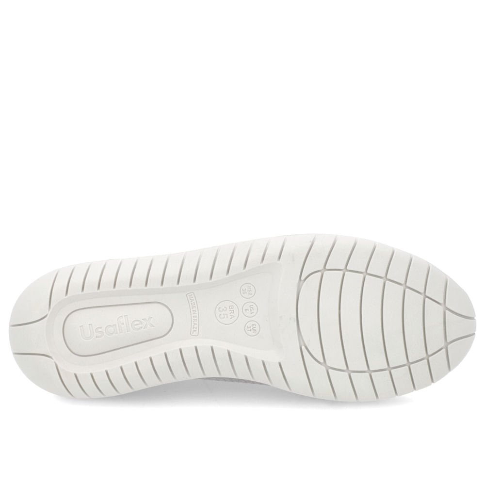 Tênis Casual Cinza Couro Zíper Cinza 5