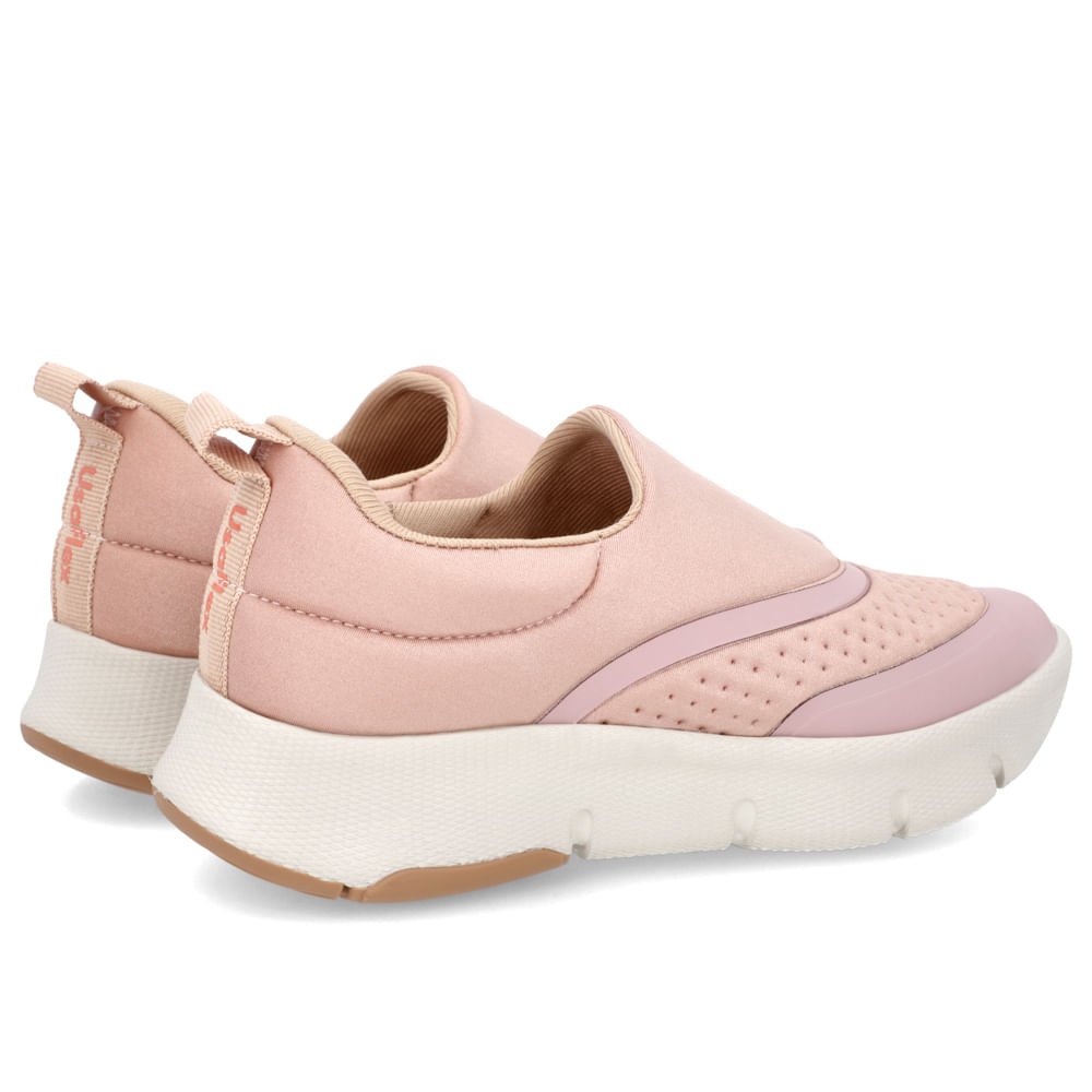 Tênis Slip On Rosa Elastano Detalhes Rosa 3
