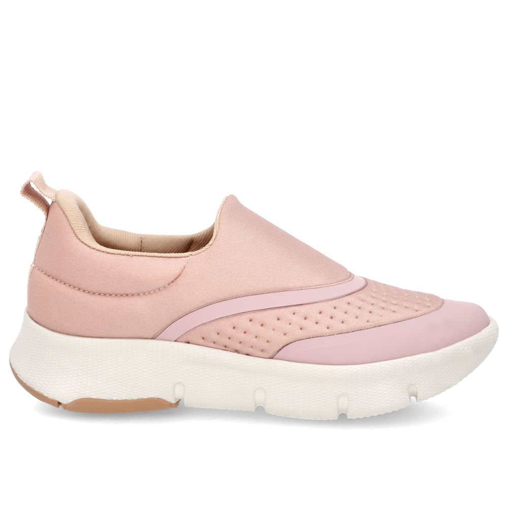 Tênis Slip On Rosa Elastano Detalhes Rosa 1
