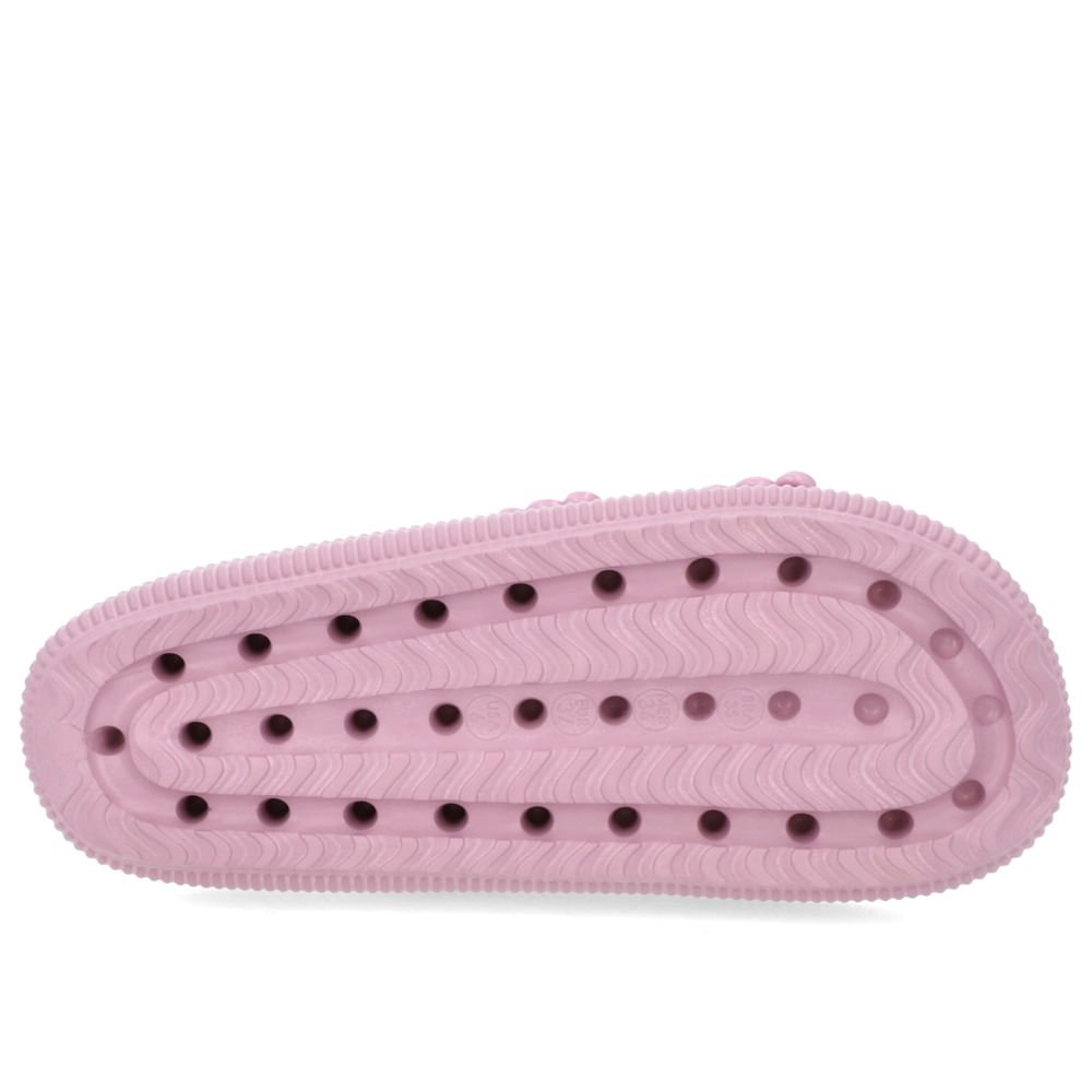 Slide Plataforma Poofy Rosa Eva Fivela Brilho Rosa 5