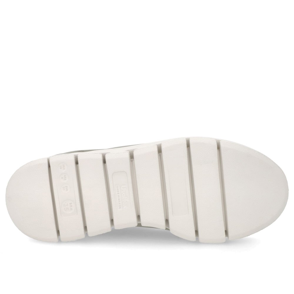 Tênis Slip On Verde Elastano Detalhes Verde 5