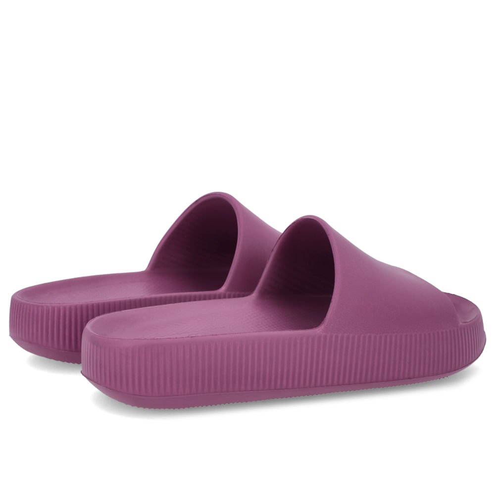 Chinelo Slide Roxo Poofy Salto Plataforma Eva Roxo 3