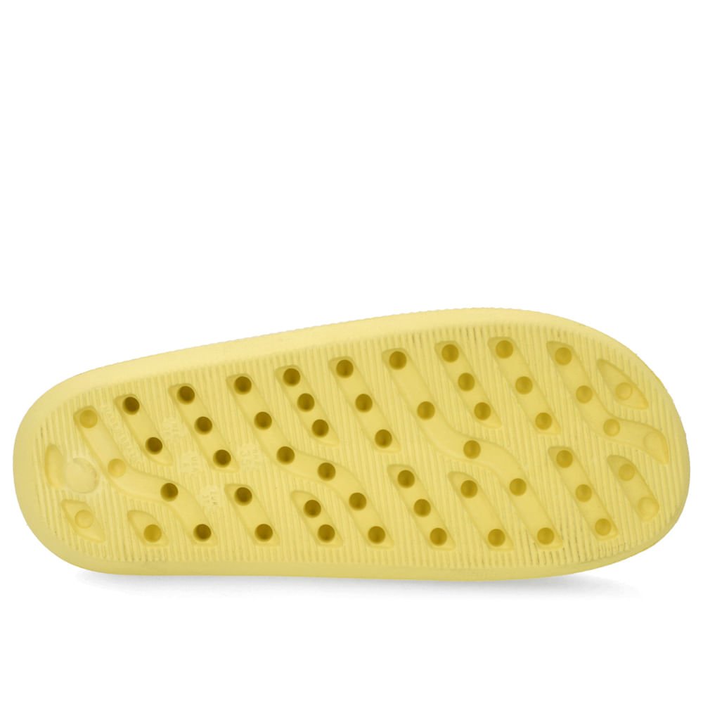 Chinelo Slide Amarelo Pêra Poofy Salto Plataforma Eva Amarelo 5