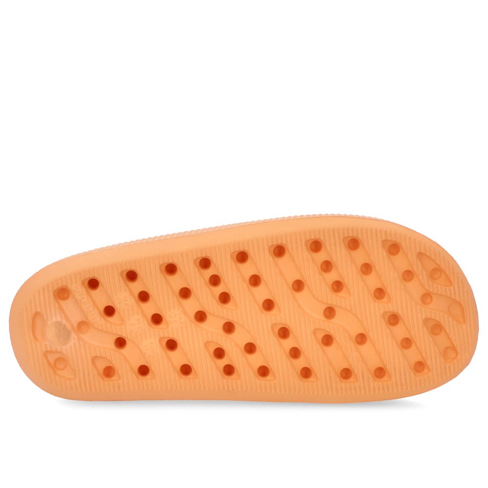 Chinelo Slide Laranja Melão Poofy Salto Plataforma Eva Laranja 5