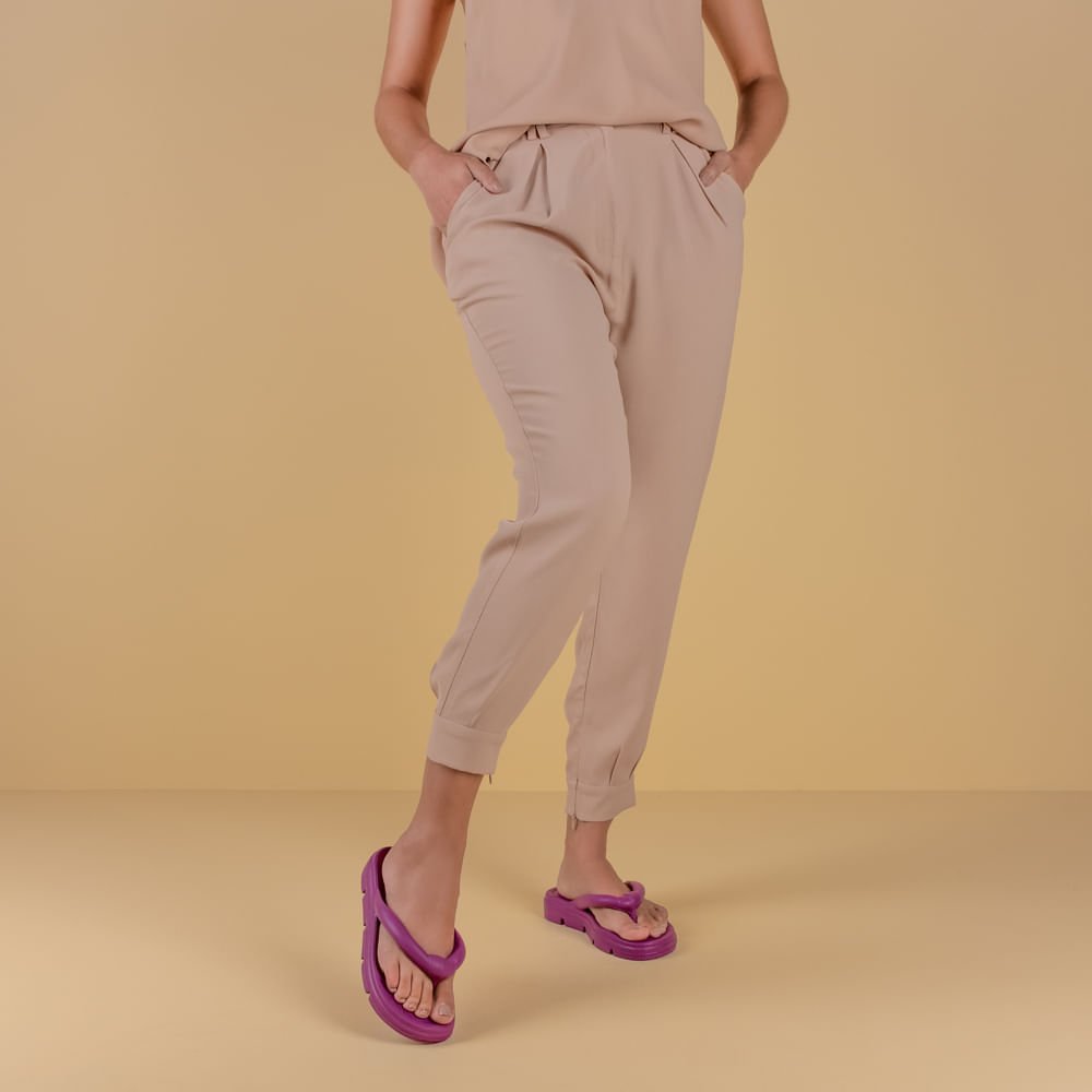 Chinelo Roxo Poofy Plataforma Eva Roxo 4