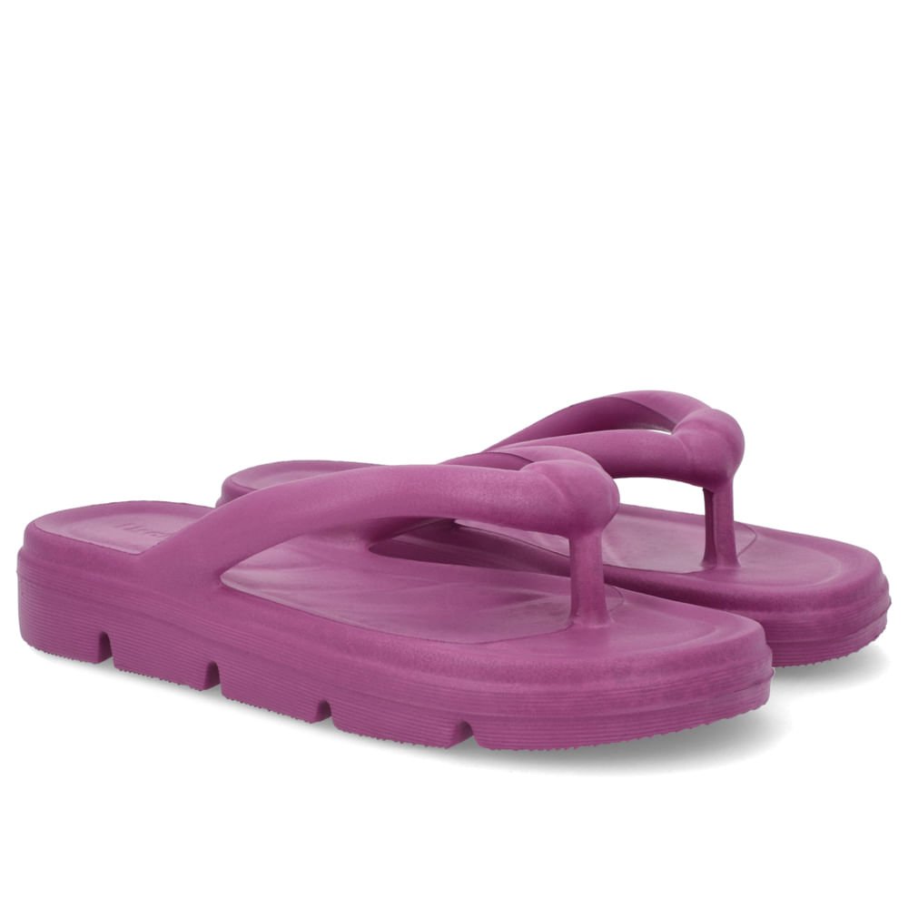 Chinelo Roxo Poofy Plataforma Eva Roxo 2