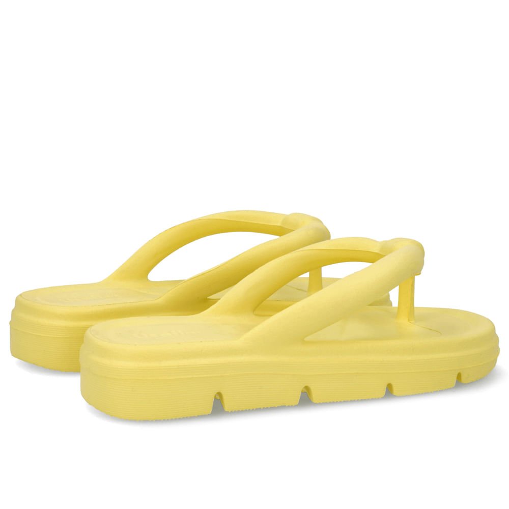 Chinelo Amarelo Pêra Poofy Plataforma Eva Amarelo 3