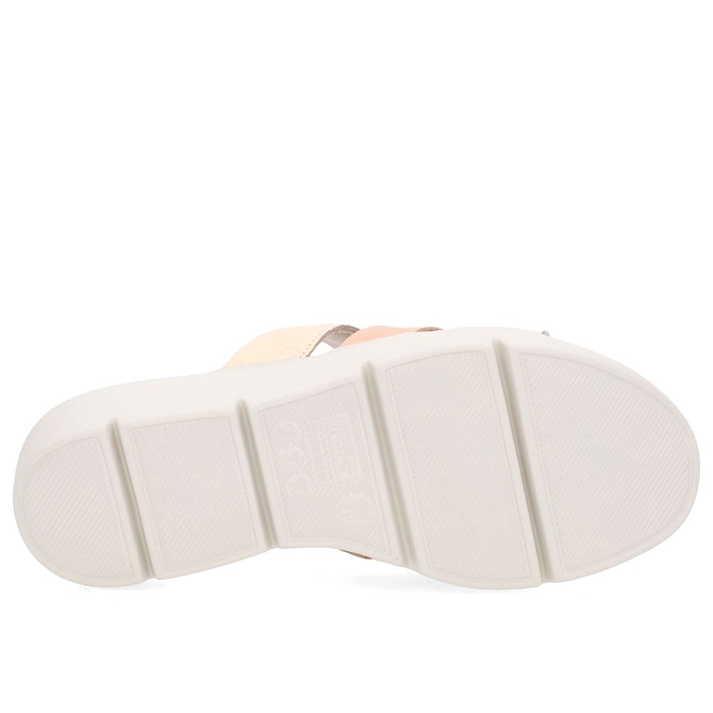 Tamanco Salto Plataforma Couro Laranja Multicores 5