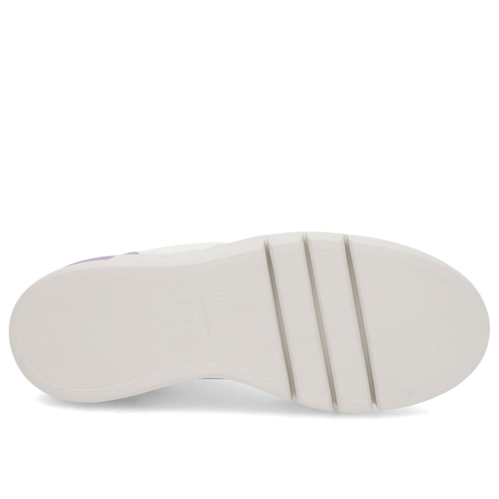 Tênis Lilás Couro Detalhe Sola Roxo 5