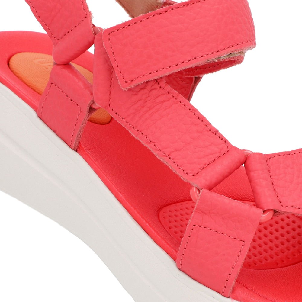 Sandália Papete Vermelha Couro Vermelho 4