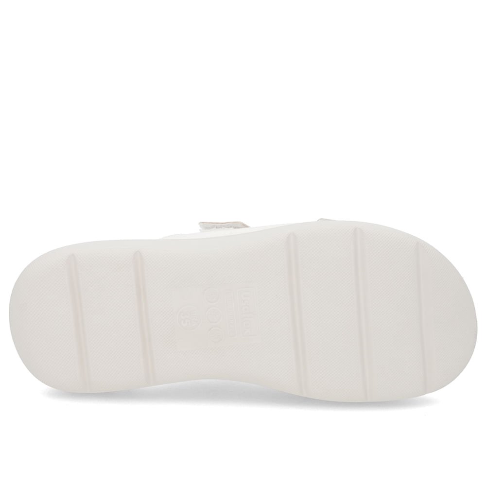 Tamanco Salto Plataforma Couro Verniz Off-White Fivela Branco 5