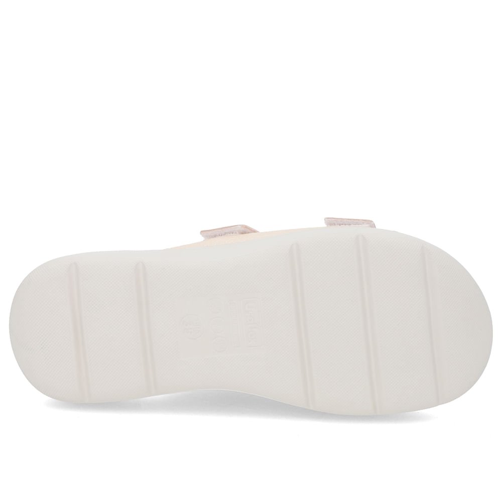 Tamanco Salto Plataforma Couro Laranja Perolado Fivela Laranja 5