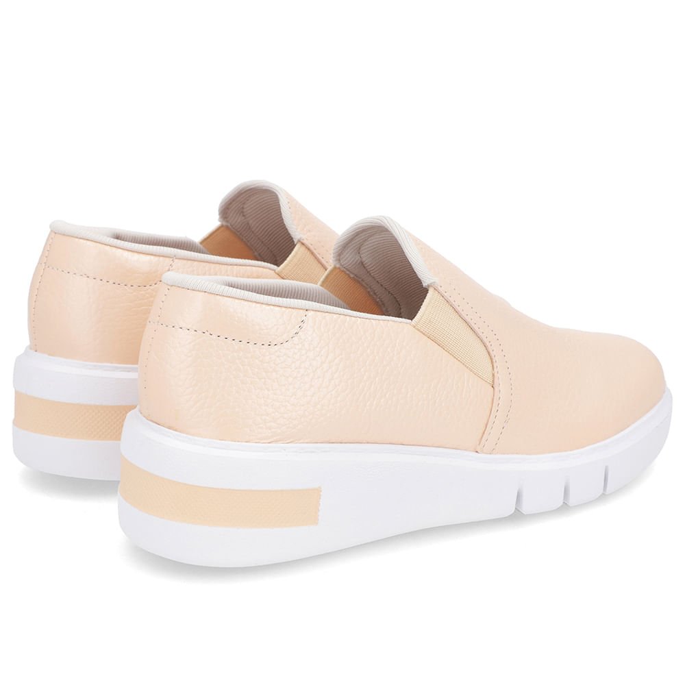 Tênis Laranja Couro Detalhe Sola Laranja 3