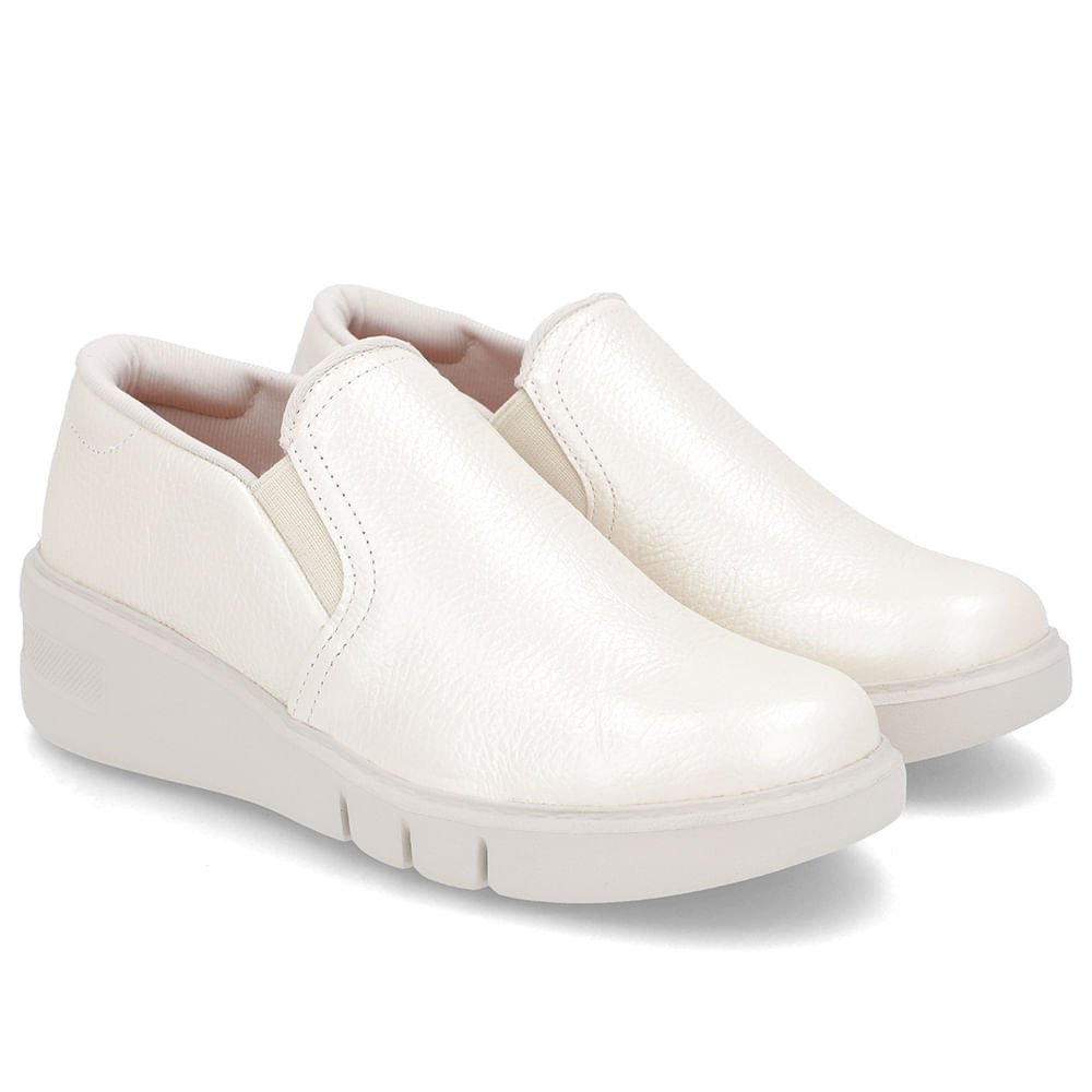 Tênis Off-White Couro Detalhe Sola Branco 2