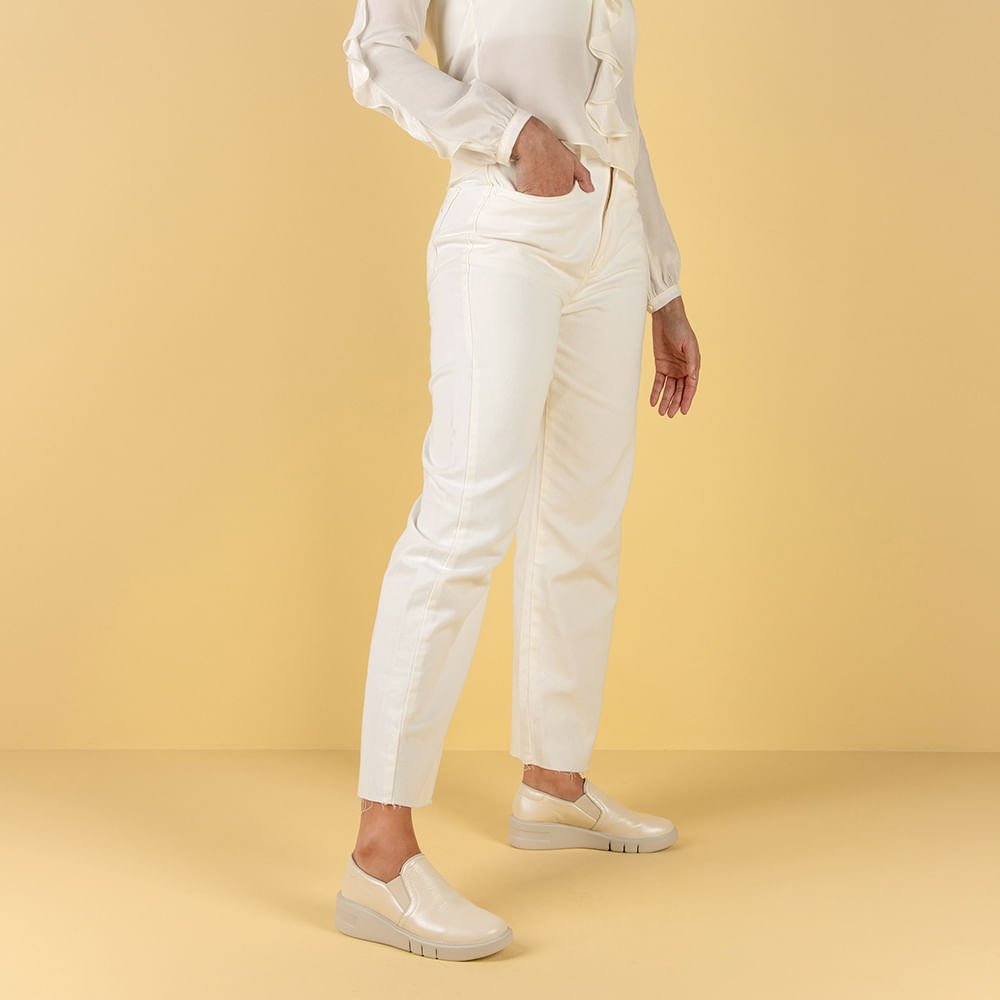 Tênis Off-White Couro Detalhe Sola Branco 4