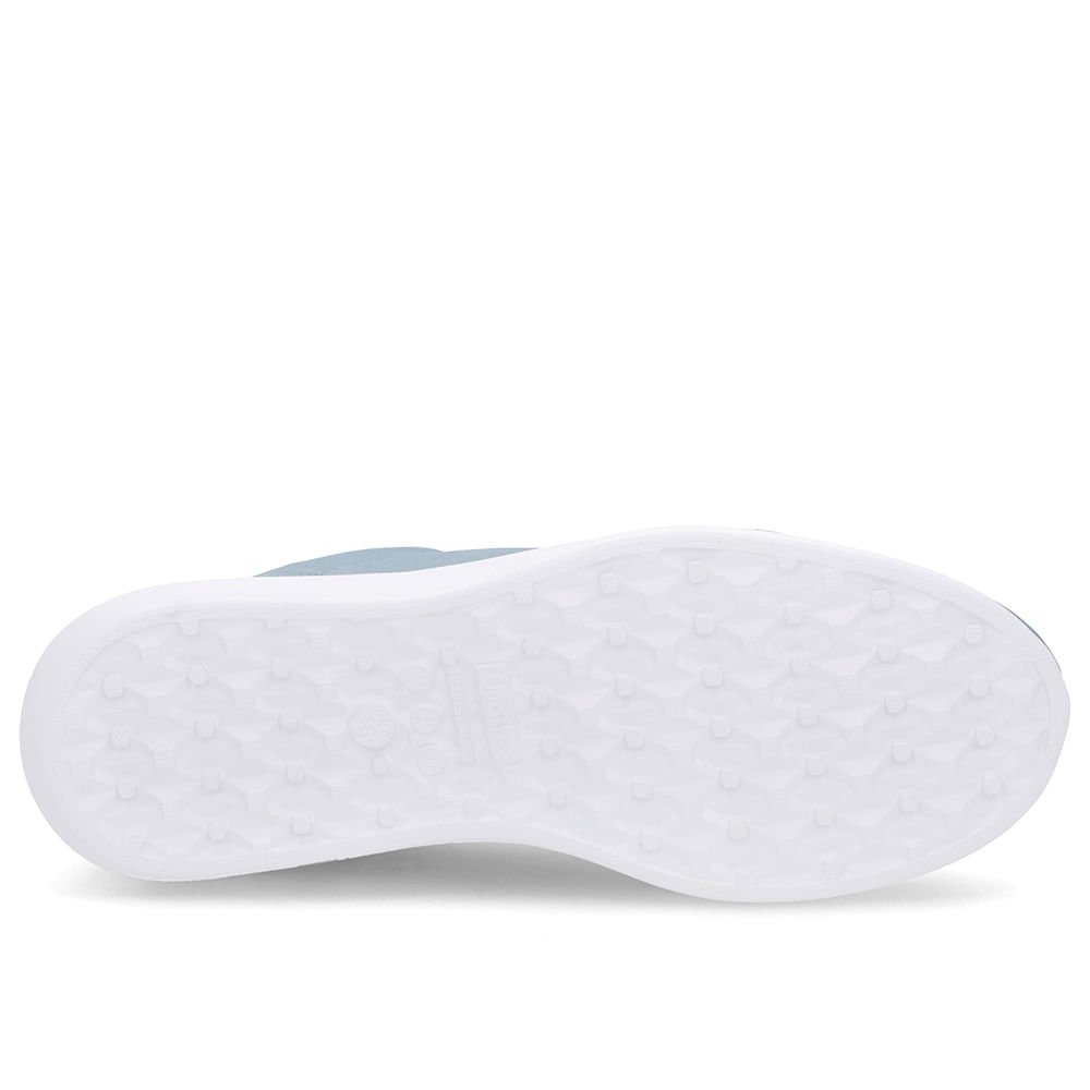 Tênis Casual Azul Elastano Cadarço Elástico Azul 5