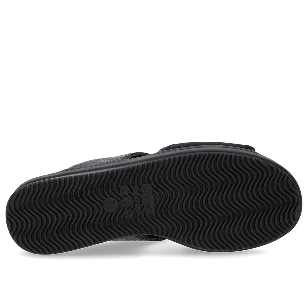 Slide Preto Plataforma Elastano Preto 5