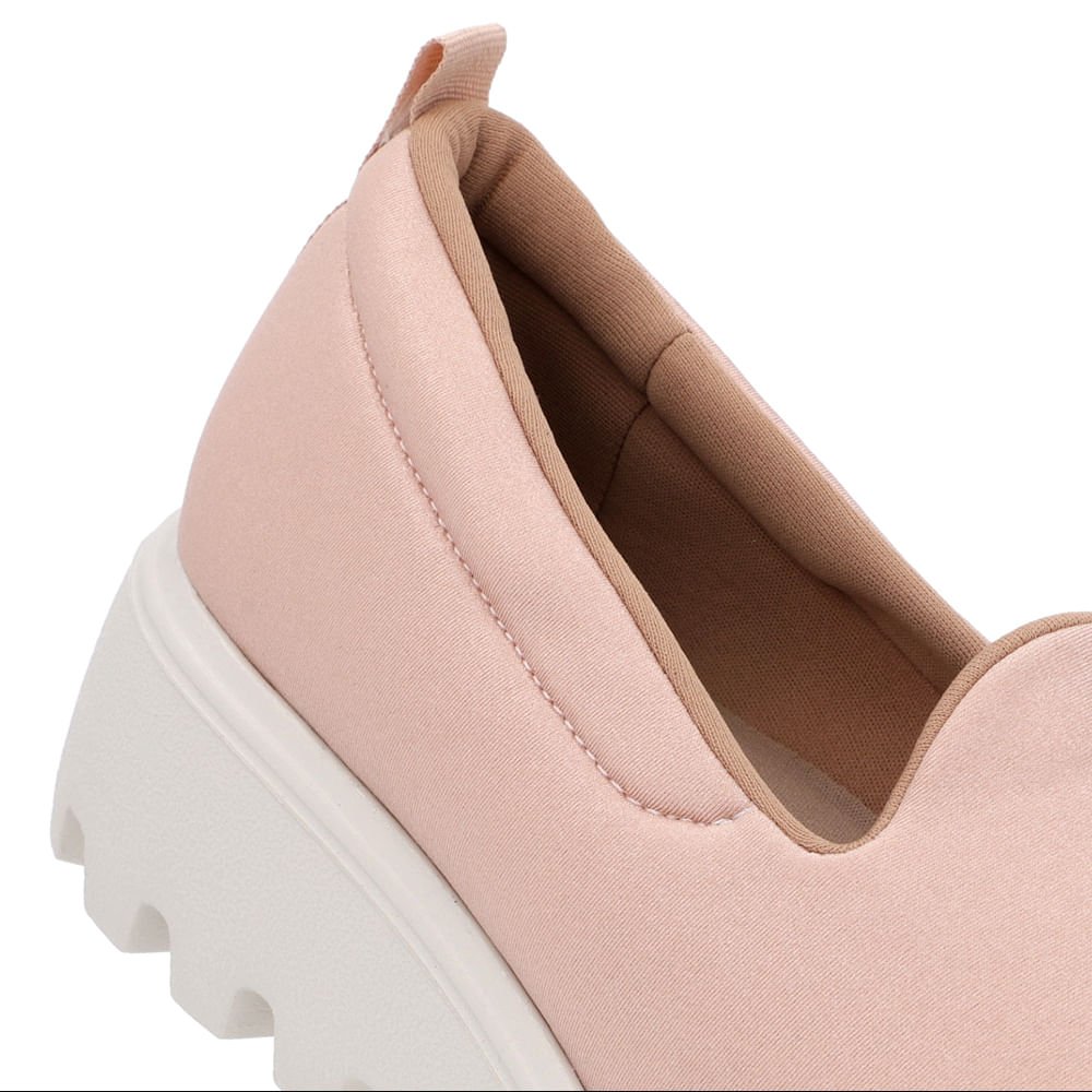 Loafer Rosa Sola Tratorada Elastano Rosa 4