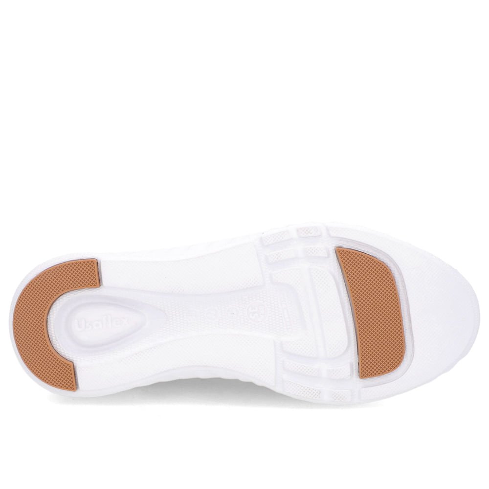 Tênis Dourado Elastano Detalhe Costura Dourado 5