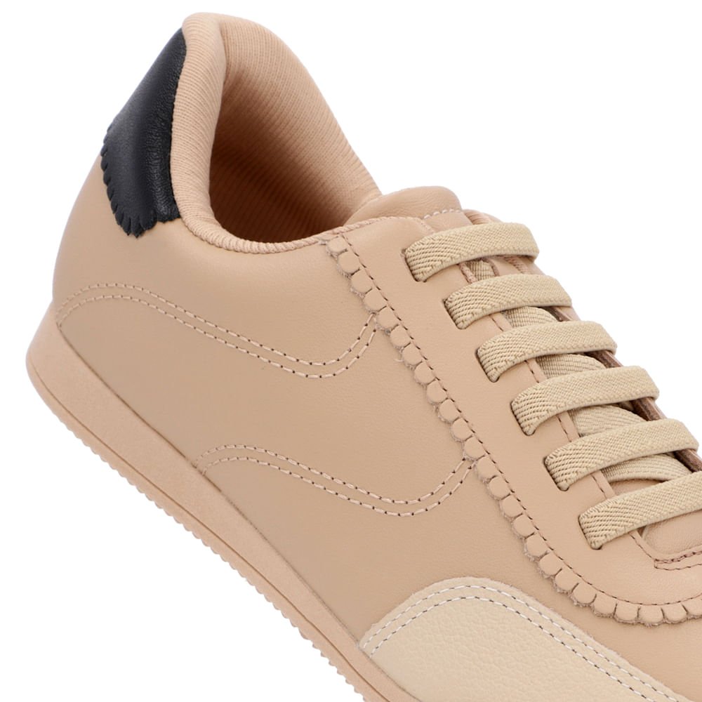 Tênis Bege Couro Bege 4