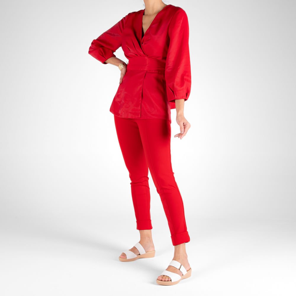 Tamanco Plataforma Couro Branco Tira Enfeite Branco 4