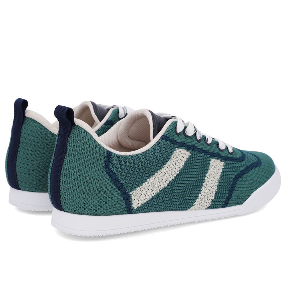 Tênis Cadarço Verde Tecido Verde 3