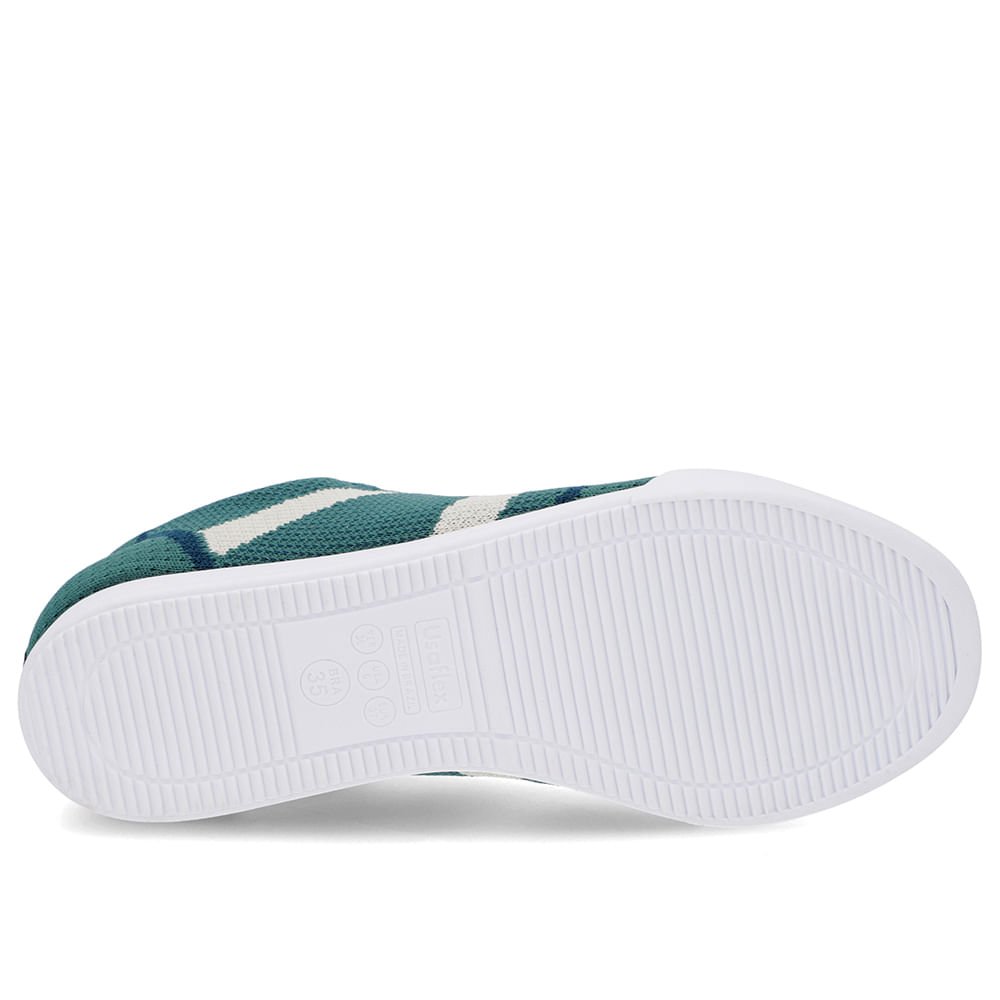 Tênis Cadarço Verde Tecido Verde 5