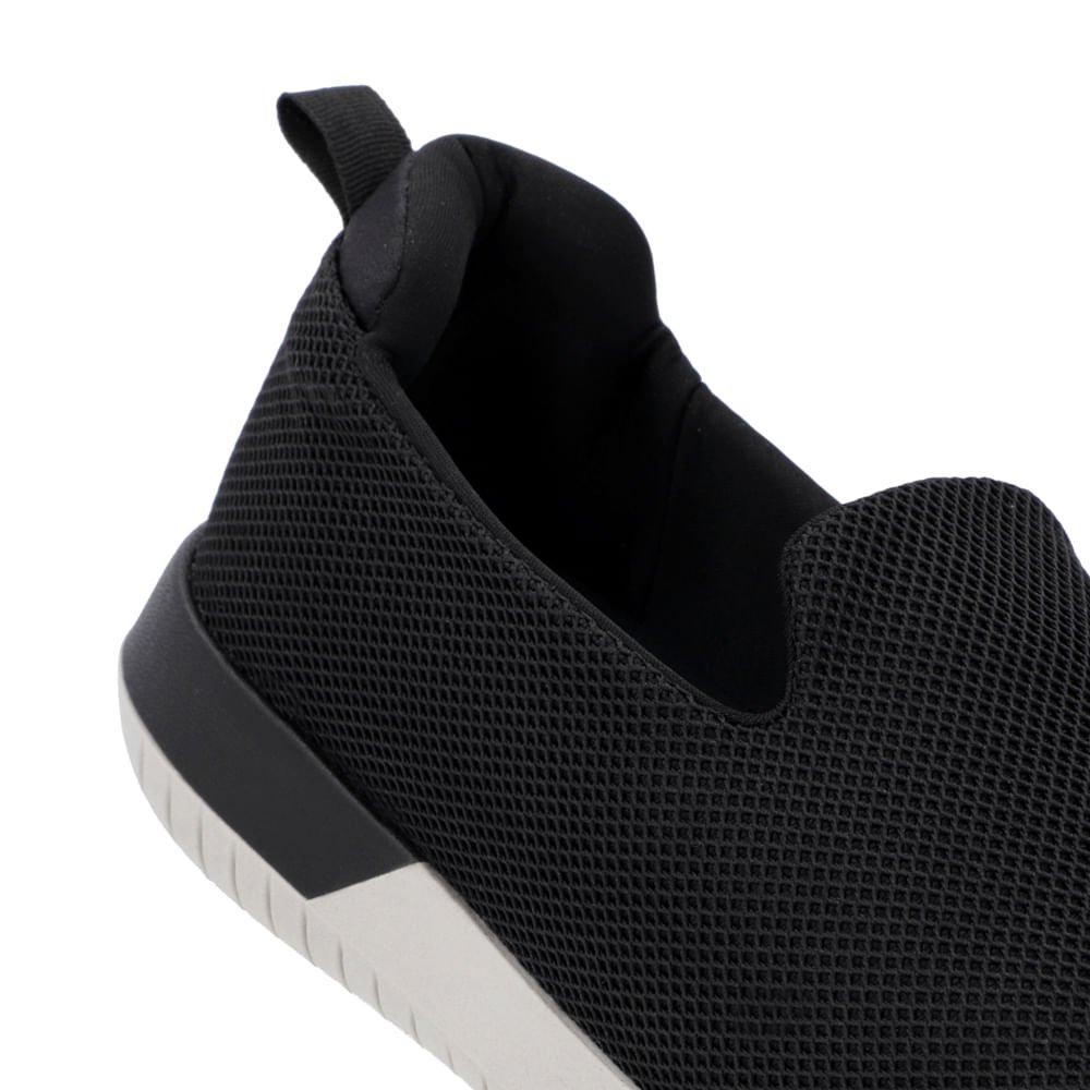 Tênis Slip On Preto Básico Preto 4