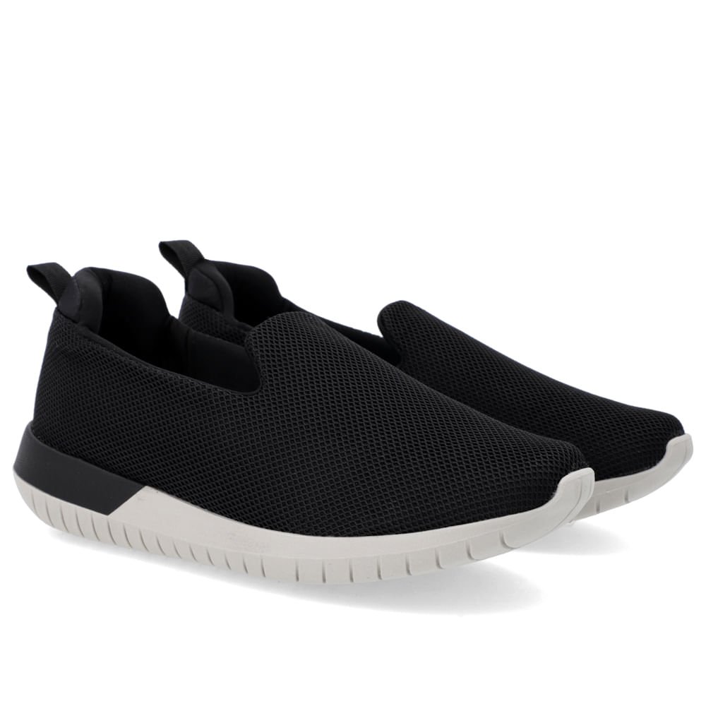 Tênis Slip On Preto Básico Preto 2